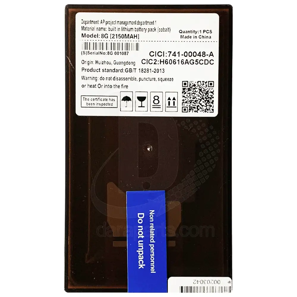 Battery-Apple-iPhone-8-Original (Pack2) باتری اپل iPhone 8