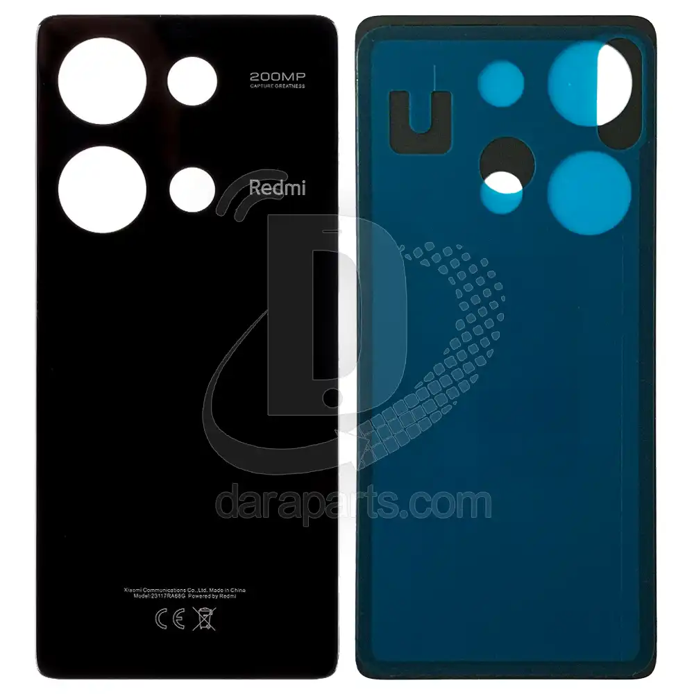 Backdoor-Xiaomi-Redmi-Note-13-Pro-4G-Main-Black خرید و قیمت درب پشت شیائومی Redmi Note 13 Pro 4G