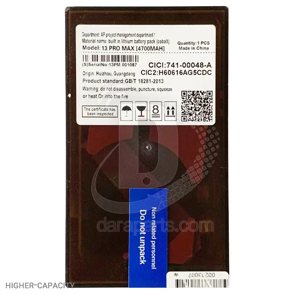Battery-Apple-iPhone-13-Pro-Max-Foxconn-2 قیمت و خرید همکاری سل باتری تقویت شده اپل iPhone 13 Pro Max آیفون سیزده پرو مکس