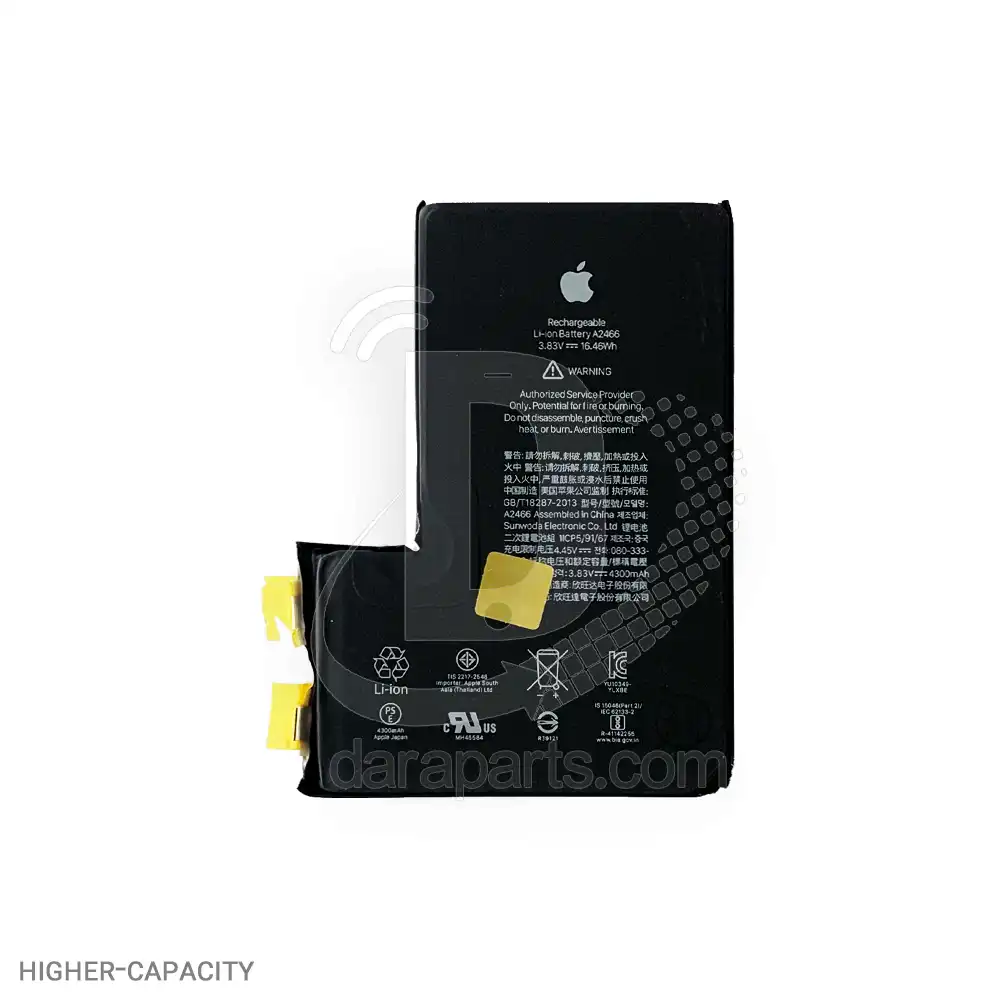 Cell-Battery-Apple-iPhone-12-Pro-Max-Higher-Capacity-Foxconn-5 خرید سل باتری (تقویت شده) اپل iPhone 12 Pro Max