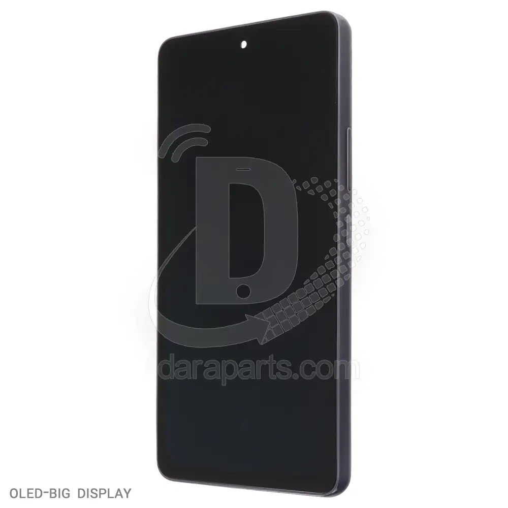 T.LCD-Samsung-Galaxy-A53-A536-OLED-Big-Display-With-Frame-Black-3 قیمت و خرید تاچ ال سی دی بافریم سامسونگ سازگار با گلکسی A53 (A536) در کیفیت های شرکتی (Service Pack) و فلت آی سی (OLED)