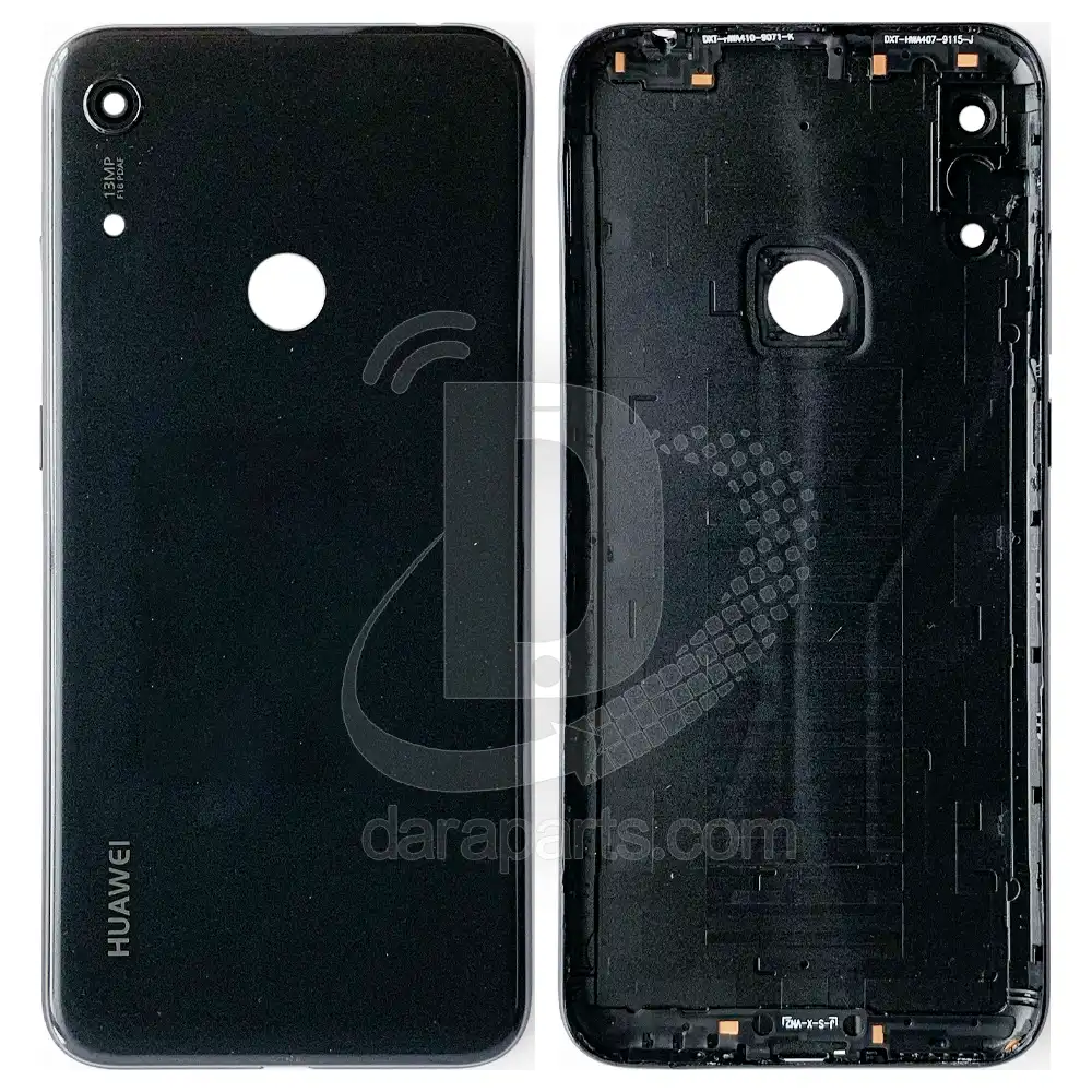 Backdoor-Huawei-Y6s-Black-Main قیمت و خرید همکاری درب پشت هوآوی Y6s (بک کاور) هوآوی وای 6 اس در قطعات موبایل دارا | Dara Mobile Parts