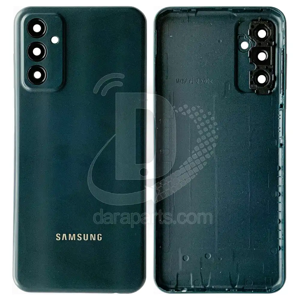 Backdoor-Samsung-Galaxy-M13-M135-Dark-Green-With-Glass-Camera-Main قیمت و خرید درب پشت سامسونگ M13 - M135 بک کاور سامسونگ گلکسی ام 13 در قطعات موبایل دارا | Dara Mobile Parts