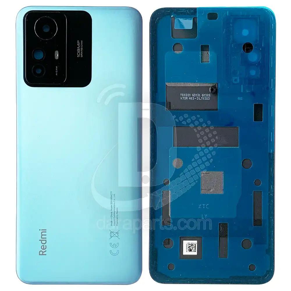 Backdoor-xiaomi-redmi-note-12s-with-glass-camera-blue-main Backcover , backdoor Xiaomi Redmi Note 12s ( 2303CRA44A, 23030RAC7Y, 2303ERA42L) خرید همکاری بک کاور یا درب پشت شیاومی نوت دوازده اس در قطعات موبایل دارا | DaraMobileParts (dp)