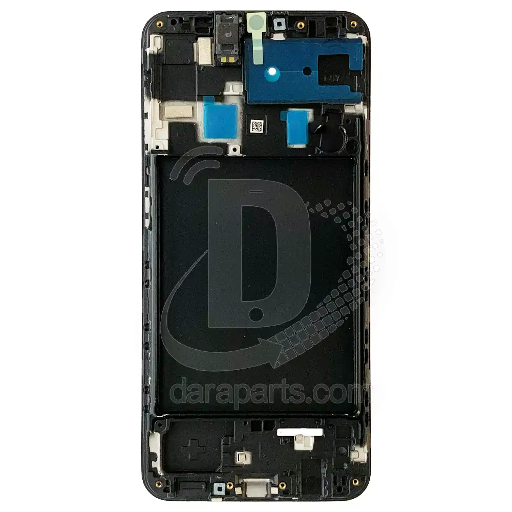 Frame-LCD-samsung-galaxy-a20-a205-2 قیمت و خرید همکاری شاسی وسط ، کفی ال سی دی ، فریم ال سی دی سامسونگ A20 – A205 در قطعات موبایل دارا | DaraMobileParts (dp)