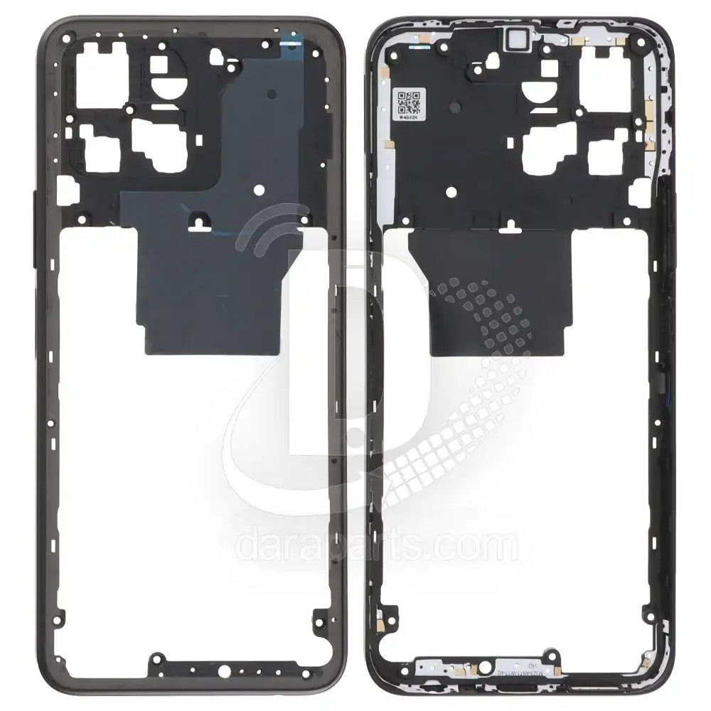 Middle-Frame-honor-x6-black-main Middle Frame Honor X6 قیمت و خرید همکاری فریم میانی هوآوی Honor X6 (میدل فریم پلاستیکی هواوی آنر ایکس 6) در قطعات موبایل دارا | Dara Mobile Parts