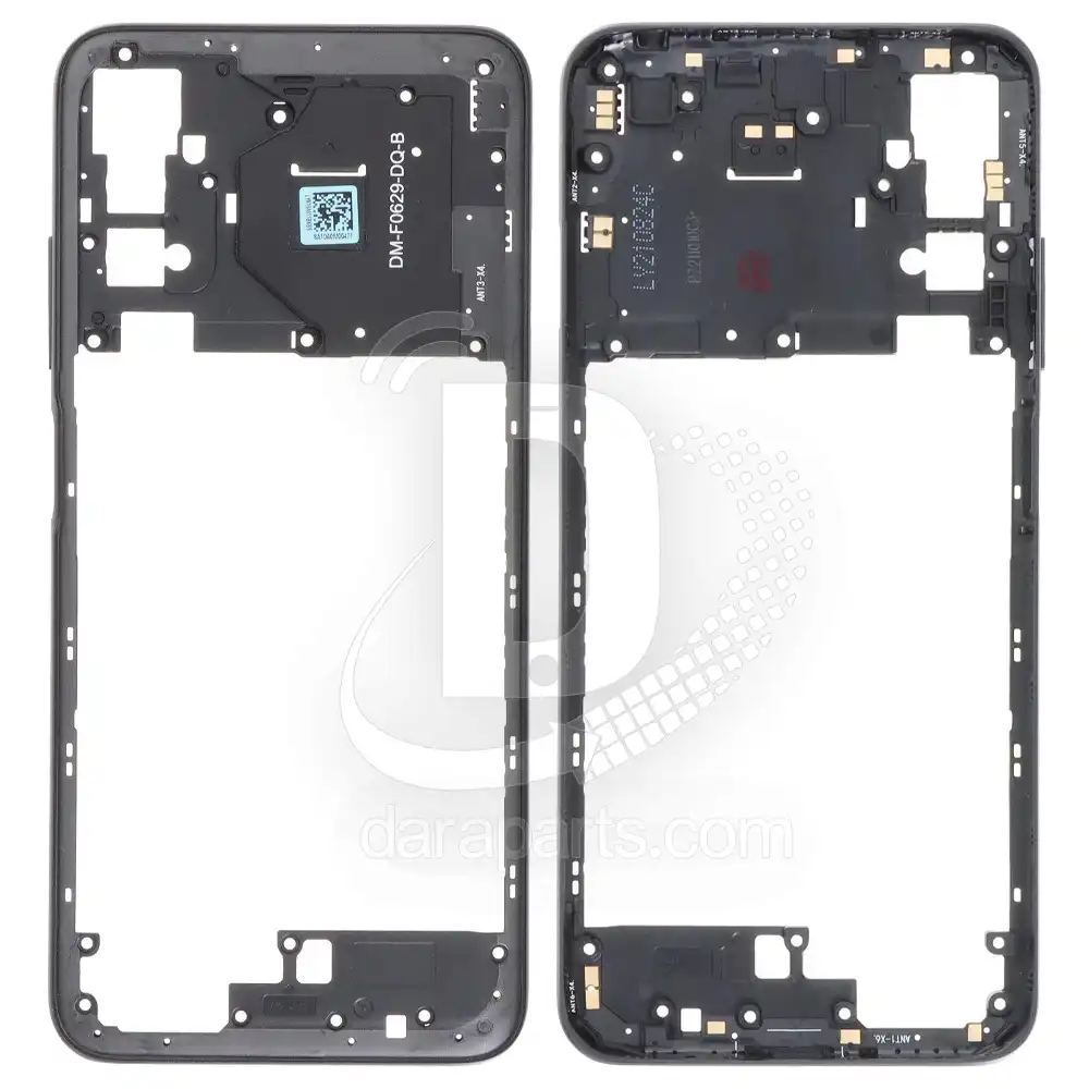 Middle-Frame-poco-m3-pro-5g-black-main قیمت و خرید فریم میانی شیائومی سازگار با Poco M3 Pro (فریم پلاستیکی پوکو ام 3 پرو) در قطعات موبایل دارا|DaraMobileParts (dp)