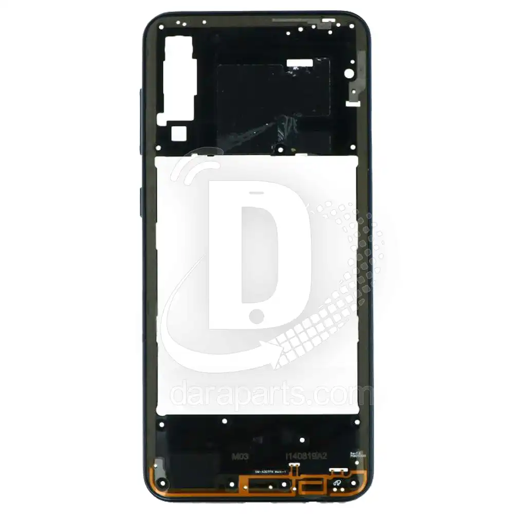 Middle-Frame-samsung-galaxy-a30s-a307-black-1 قیمت و خرید همکاری فریم میانی سامسونگ A30s – A307 (میدل فریم پلاستیکی گلکسی آ سی اس) در قطعات موبایل دارا | Dara Mobile Parts