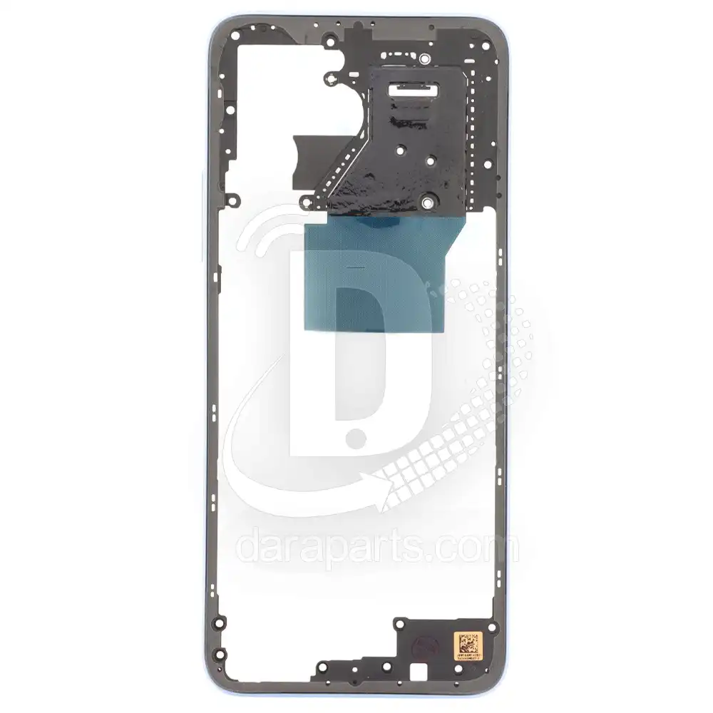Middle-Frame-xiaomi-redmi-12-4g-blue-1 قیمت و خرید فریم میانی شیائومی سازگار با Redmi 12 4G (فریم پلاستیکی ردمی 12 فورجی) در قطعات موبایل دارا|DaraMobileParts (dp)